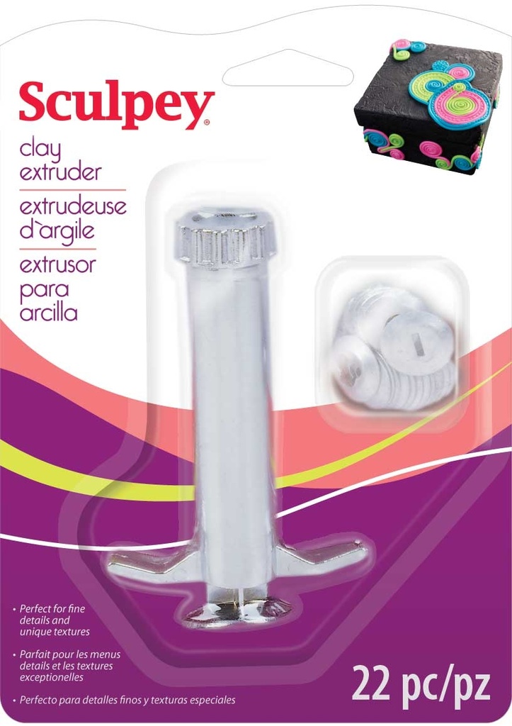 Sculpey Access. Clay Extruder 22pc