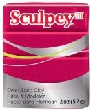 Sculpey III 2oz Deep Red Pearl **ND**
