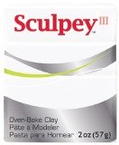 Sculpey III 2oz White **ND**