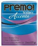Sculpey Premo 2oz Accents Blue Glitter **ND**