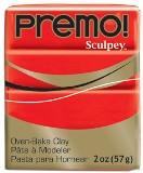 Sculpey Premo 2oz Cadmium Red Hue **ND**