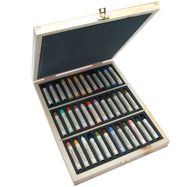 Sennelier Oil Pastel Set of 36 Plein Air - Wood Box