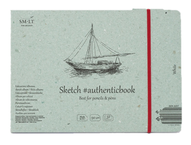 SM.LT authenticpad Album Sketch 24.5cm x 176cm 90gsm 32shts **ND**