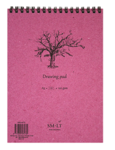 SM.LT authenticpad Coil Drawing A4 120gsm 60shts **ND**