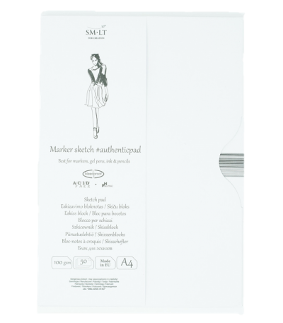 SM.LT authenticpad Folder Marker Sketch A4 100gsm 50shts **ND**
