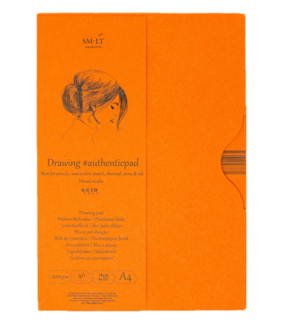 SM.LT authenticpad Folder Mixed Media A4 200gsm 40shts **ND**