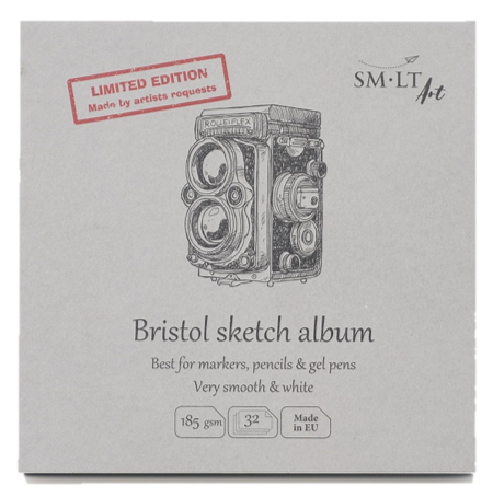 SM.LT authenticpad Layflat Album Bristol Sketch 14.8cm x 14.8cm 185gsm 32shts **ND**