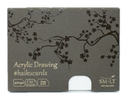 SM.LT Haiku Cards Acrylic Drawing 420gsm 20shts **ND**
