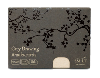 SM.LT Haiku Cards Grey Drawing 325gsm 22shts **ND**