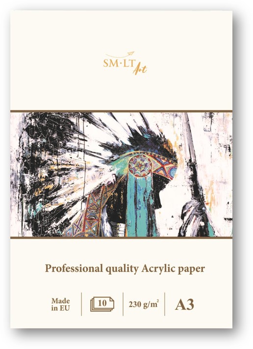 SM.LT Pro Acrylic Paper A4 420gsm 10shts **ND**