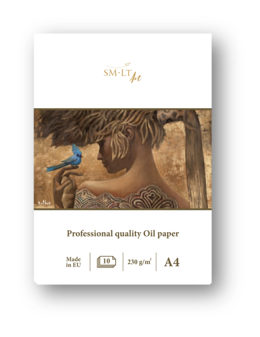 SM.LT Pro Oil Paper A4 230gsm 10shts **ND**