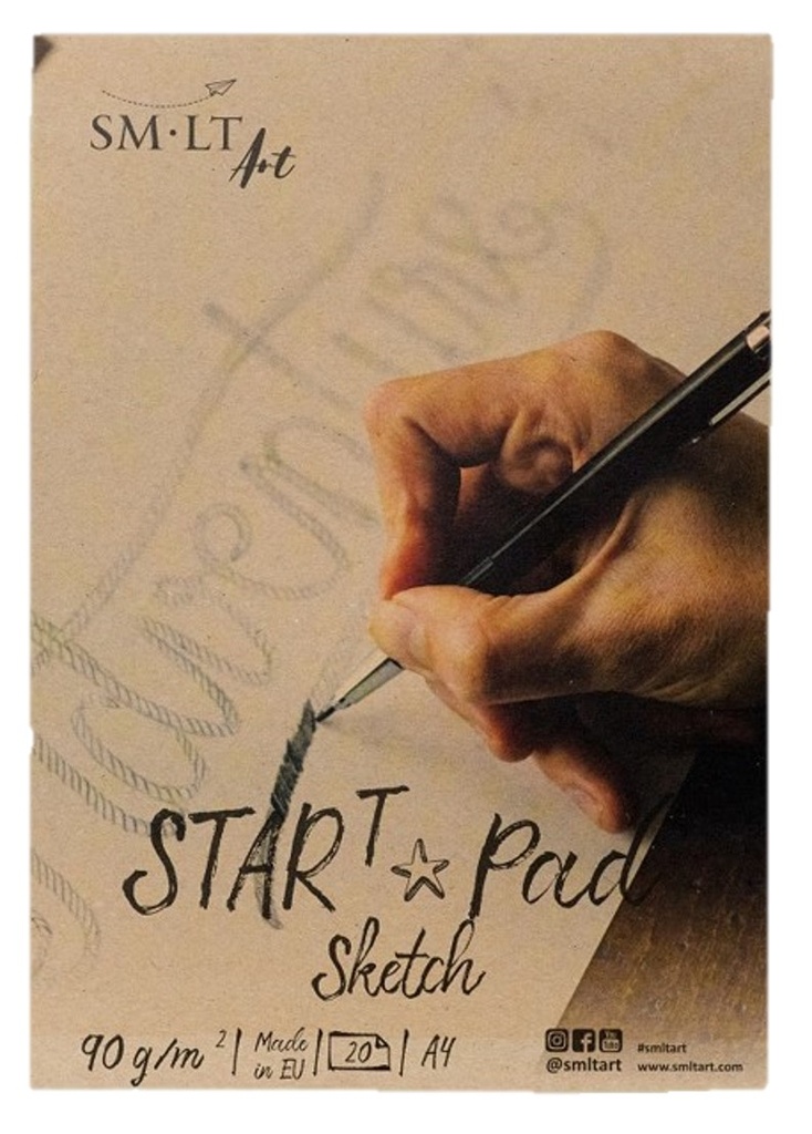 SM.LT Start Pad Sketch A4 90gsm 20shts **ND**