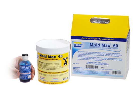 Smooth-On Mold Max 60 Silicone Firm Hardness - Heat-resistant **ND**
