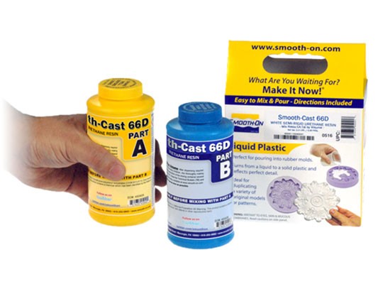 Smooth-On Smooth-Cast 66D Grey Semi-Rigid Impact Resistant **ND***SO*