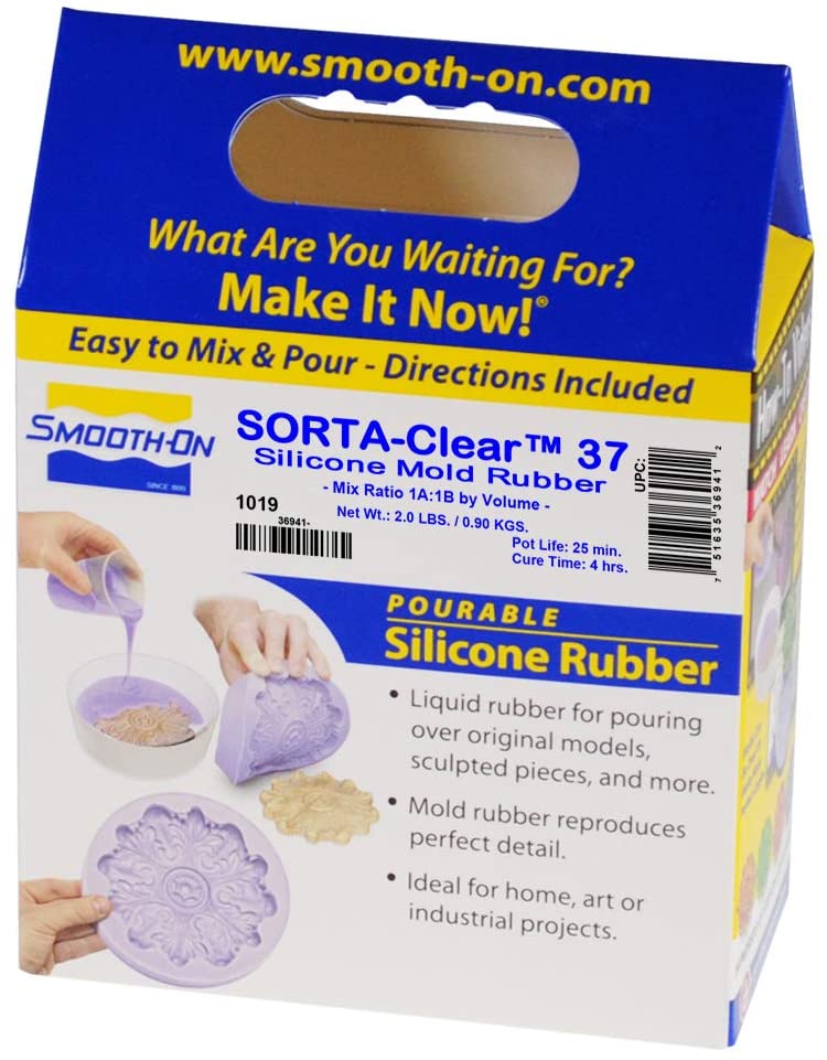 Smooth-on SORTA-clear 37 Food Safe Silicone 2lbs **ND**