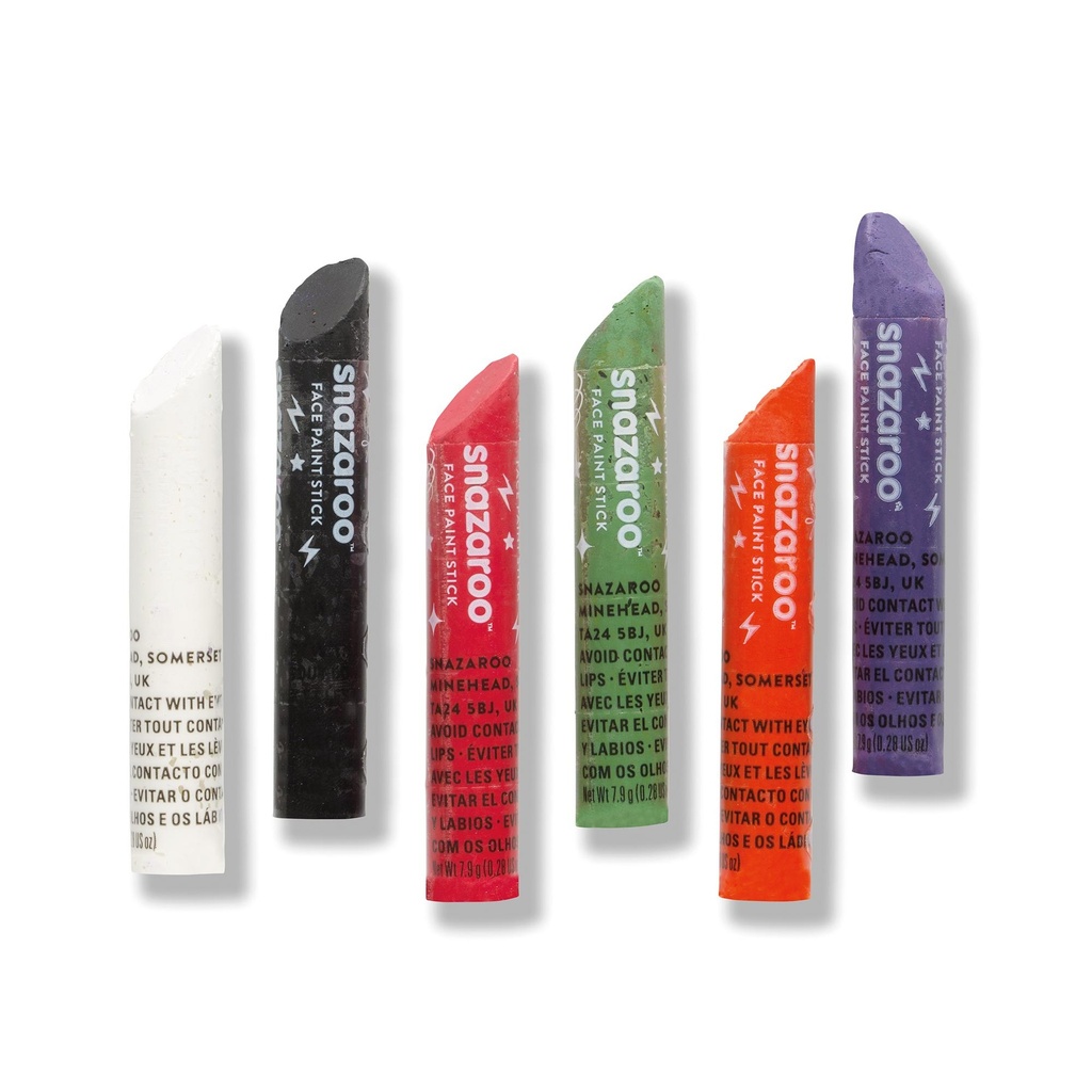 Snazaroo Classic Face Paint Brush Pen Set JUNGLE