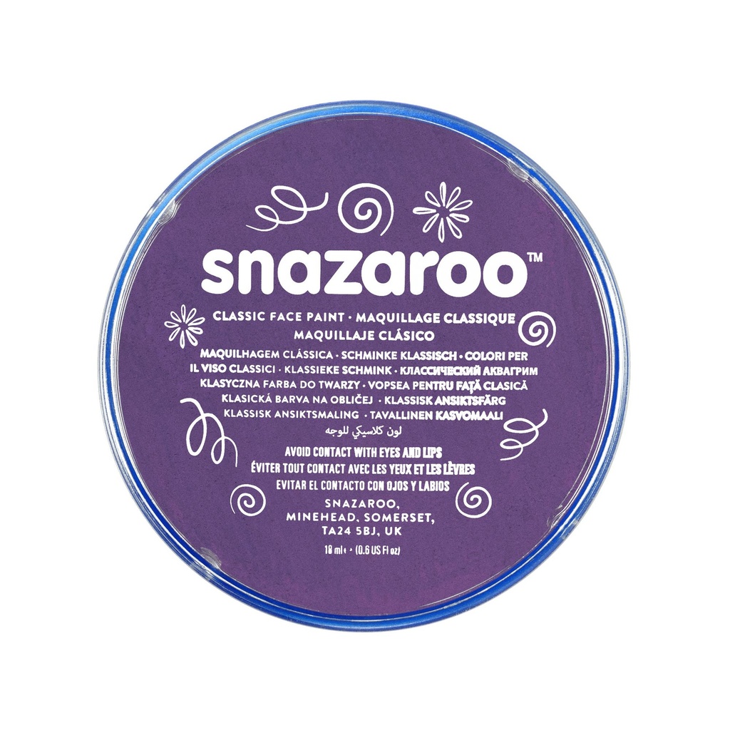 Snazaroo Classic Face Paint Clam Shell Package PURPLE