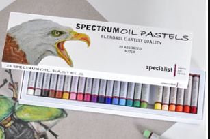 Spectrum Oil Pastels set of 24 Assorted
