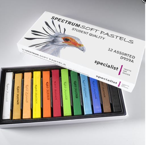 Spectrum Soft Pastels Student Quality Set of 12 Assorted