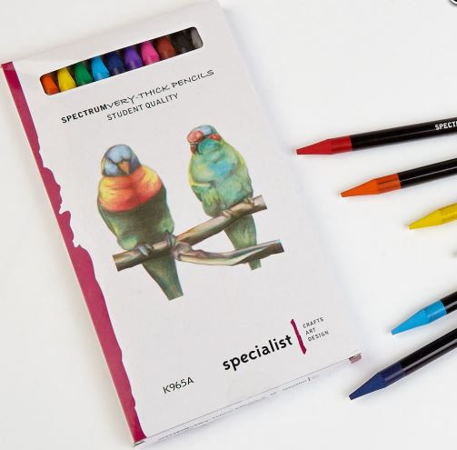 Spectrum Very-Thick Pencils Assorted set of 12