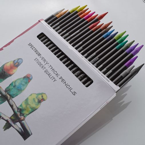 Spectrum Very-Thick Pencils Assorted set of 24