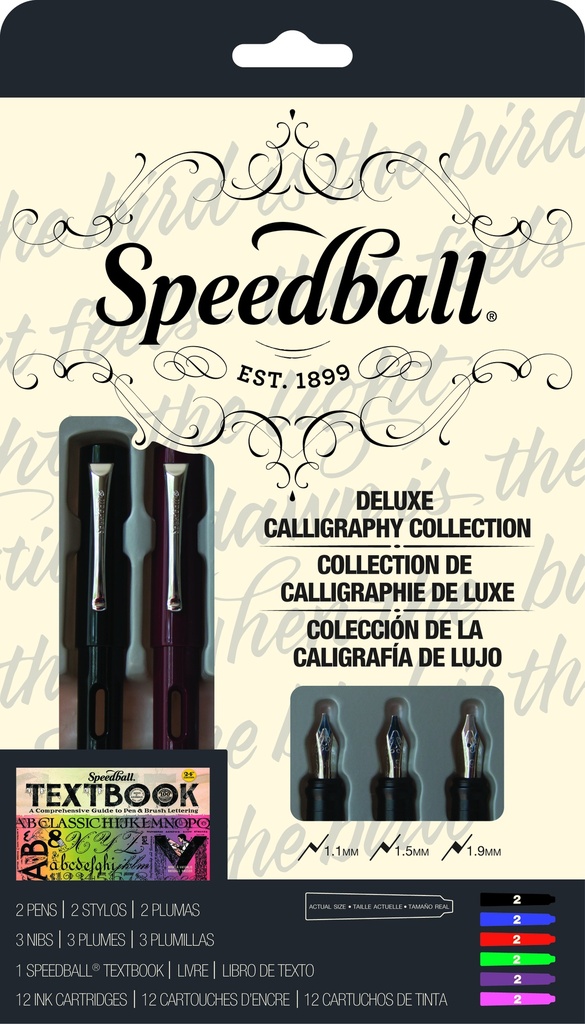 Speedball Calligraphy Fountain Pen Deluxe Set
