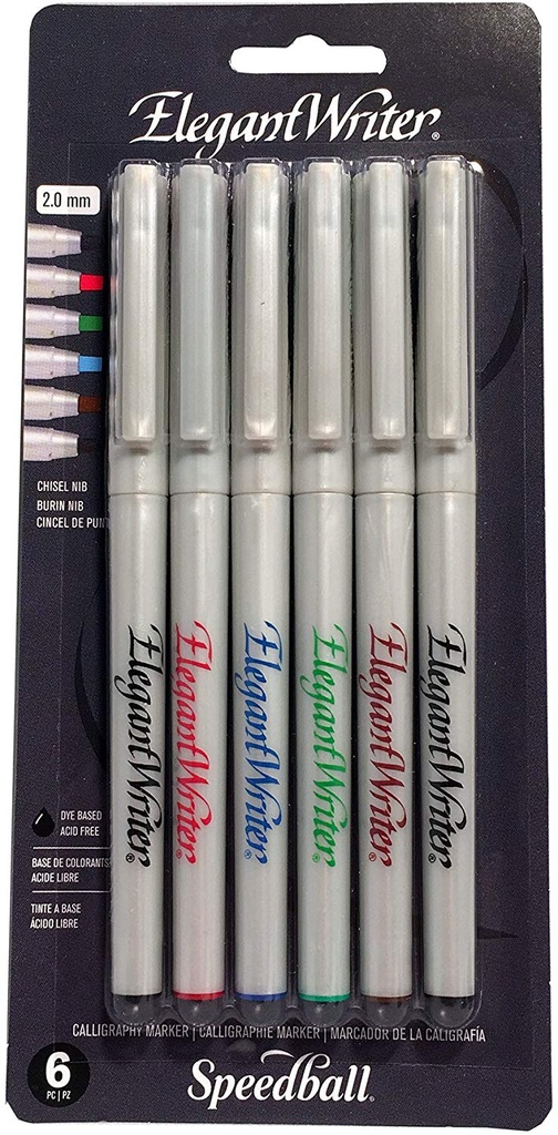 Speedball Elegant Writer Fine Set of 6
