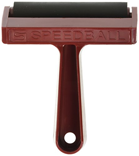 Speedball Rubber Brayer 4" Hard PopIn Plastic Frame