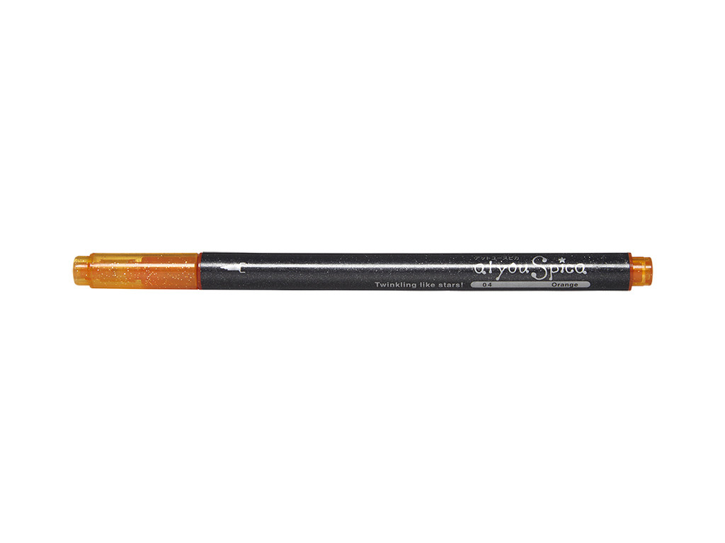 Spica Glitter Pen Orange **ND**
