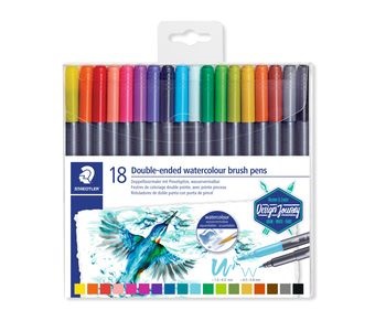 Staedtler Doubled Ended Watercolour Brush 18 Set