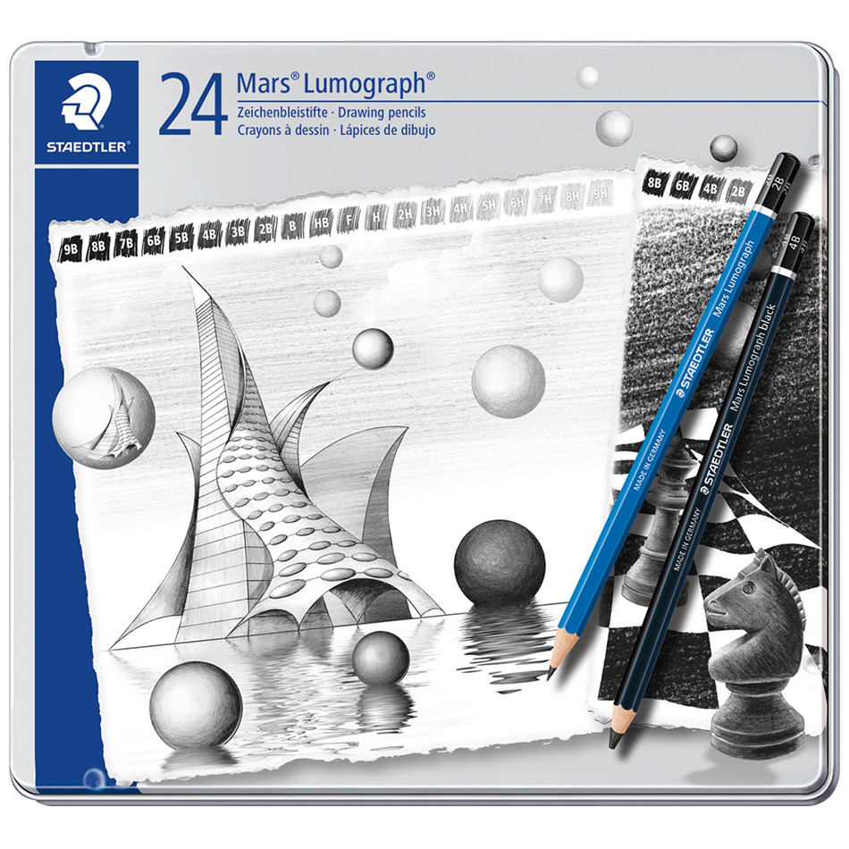 Staedtler Lumograph Pencil Set of 24