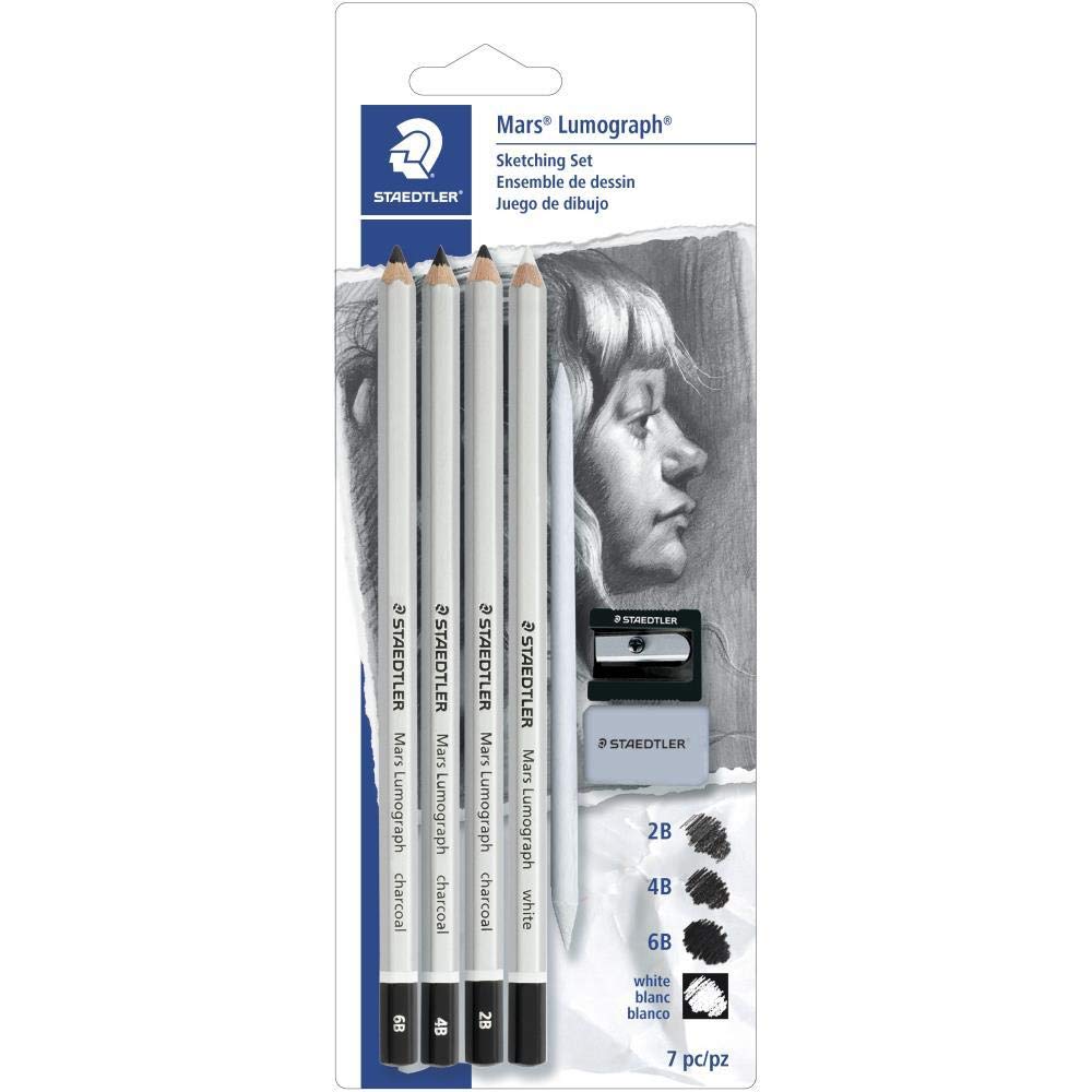 Staedtler Lumograph Pencil Sketching Set [100CSBK7A6]
