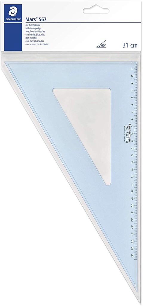 Staedtler Set Square 30/60 12" Clear