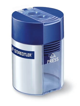 Staedtler Sharpener Double Hole Round Container [512 001]