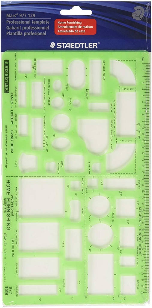 Staedtler Template Home Furnishing [977 129]
