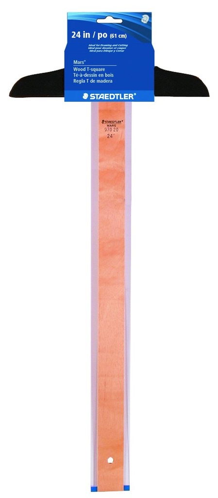 Staedtler T-Square Hardwood Fixed Head 24" [970 20 24H]