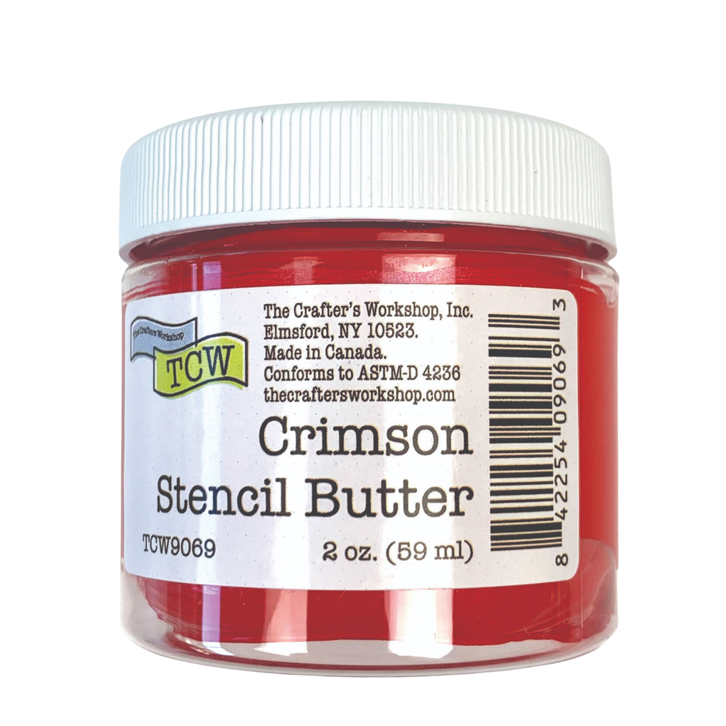 TCW Stencil Butter 2oz Crimson