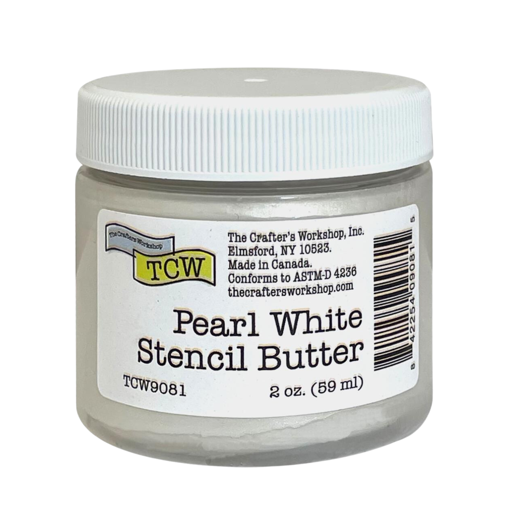 TCW Stencil Butter 2oz Pearl White