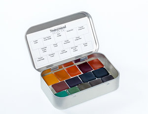 Stoneground Watercolour Palette - 14pc Earth **ND**