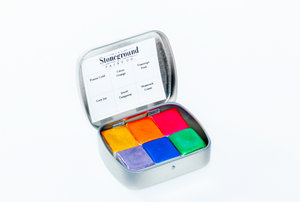 Stoneground Watercolour Palette - 6pc Pearlescent Confetti **ND**