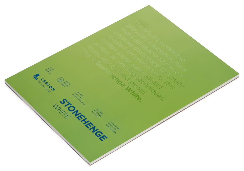 Stonehenge Pad 5x7 White (15 Sheets)
