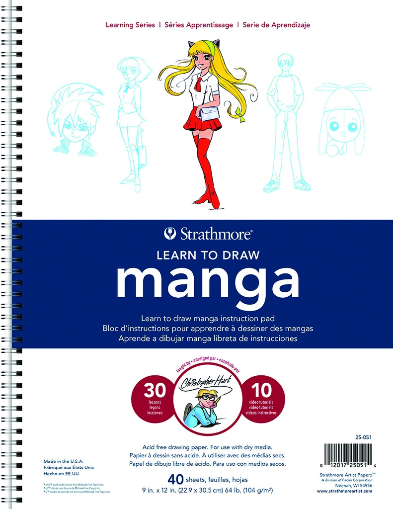 Strathmore 200 Learn to Draw Manga 9"x12"
