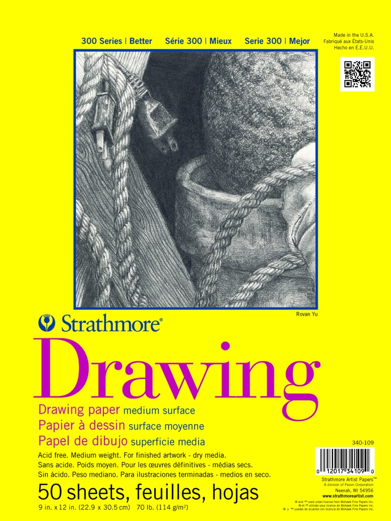 Strathmore 300 Drawing Glue Bound 11" x 14"