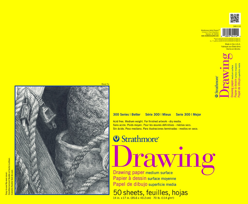 Strathmore 300 Drawing Glue Bound 14" x 17"