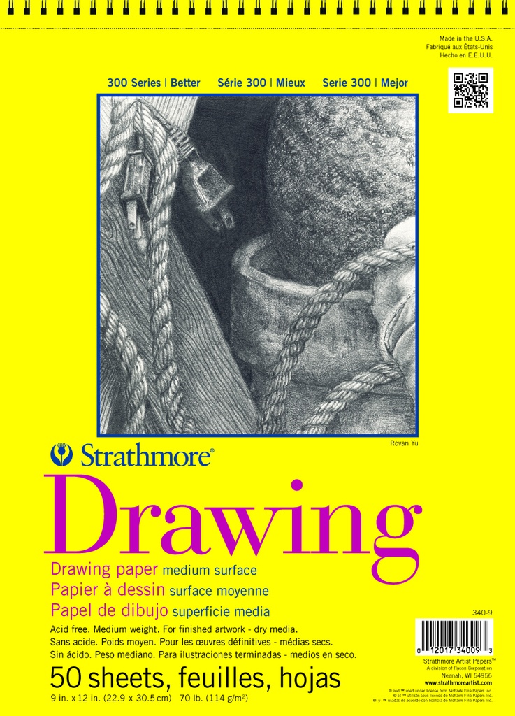 Strathmore 300 Drawing Wire Bound 11" x 14"