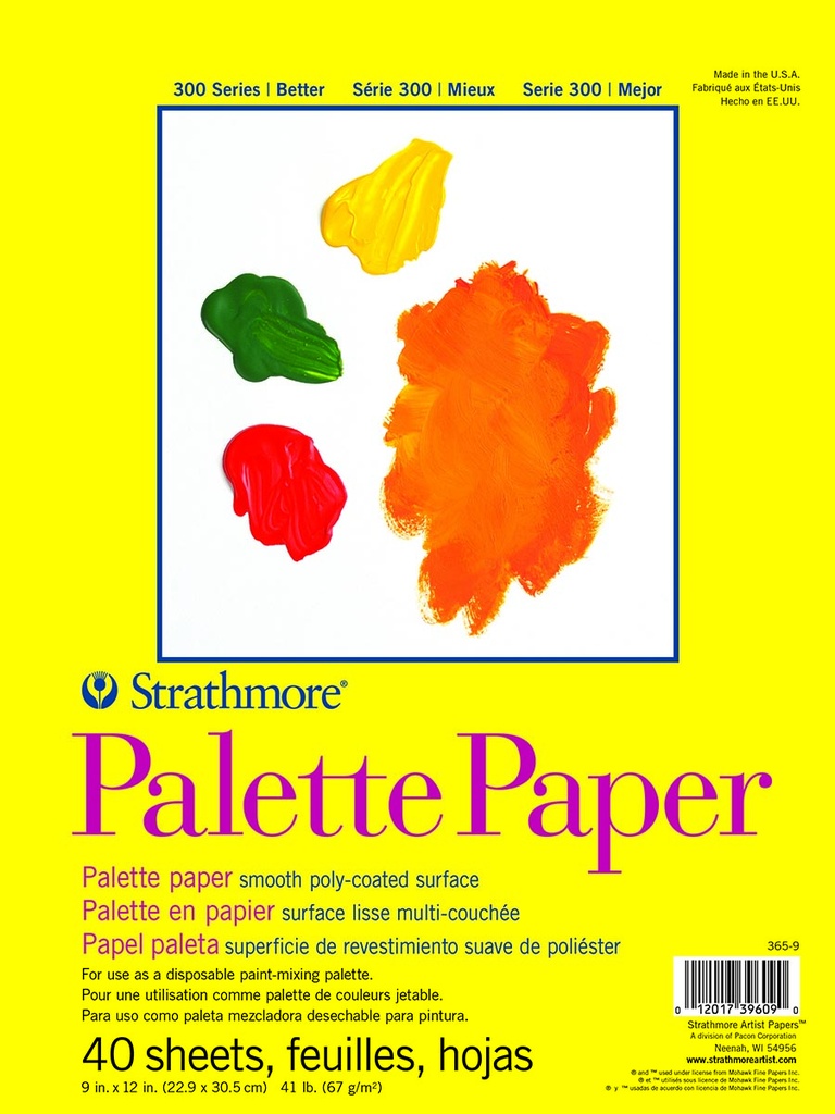 Strathmore 300 Palette Paper Tape Bound 9"x12"