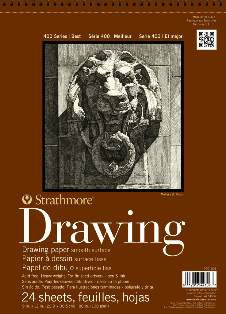 Strathmore 400 Drawing Smooth Wire Bound 11" x 14"