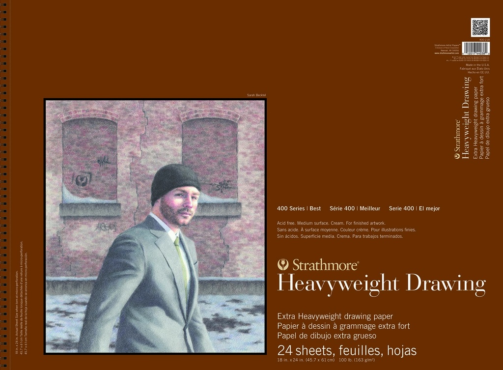 Strathmore 400 Heavyweight Drawing Wire Bound 18" x 24"