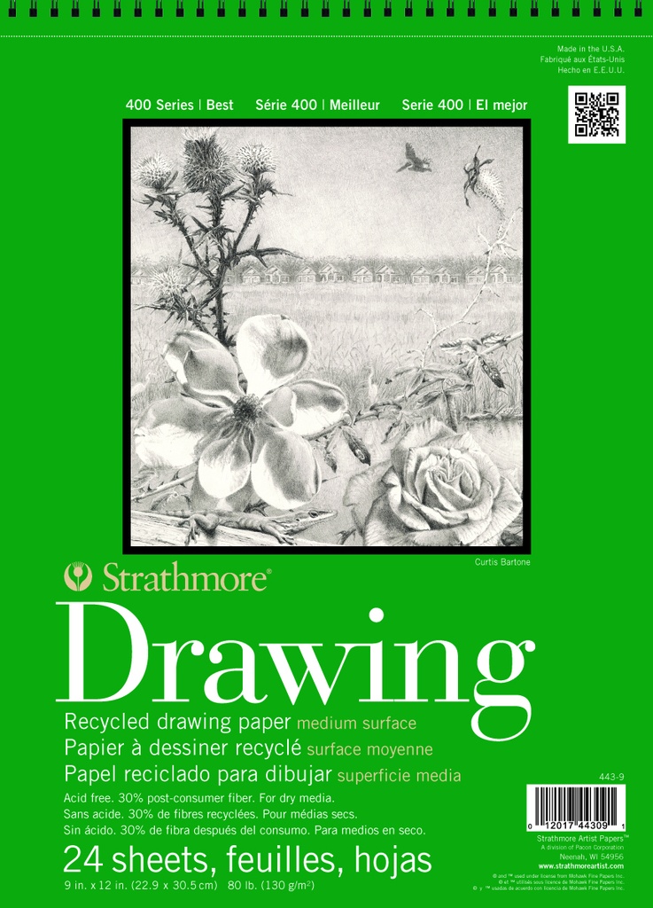 Strathmore 400 Recycled Drawing Sheet 19" x 24"