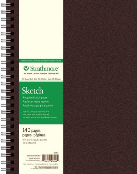 Strathmore 400 Recycled Sketch Hardbound 7"x10"